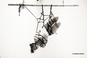 practicing with Melle F.Kinbaku : Amaury GriselPhotography :…