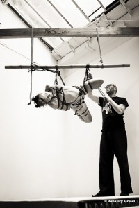 practicing with Melle F.Kinbaku : Amaury GriselPhotography :…