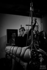 Art Gallery performance, Melbourne – Model: Jenna – Rope: Avalon…