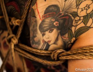 123avalon:

“ Ink & Rope “ project –  
Model: Sira Som -…